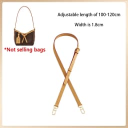 Adjustable Vachetta Leather Replacement Shoulder Strap For Carryall Nano Bag Crossbody Bag Strap Accessories