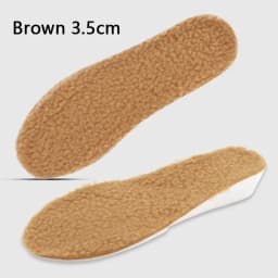 1 Pair Winter Warm Height Increase Insoles, Sports Shock Absorption Shoe Pads for Men & Women, Shoe Accessories