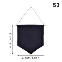 Badge Storage Display Clothe Hanging Wall Triangle Flag Brooch Board Large Brooch Storage Commemorative Box Pin Gift Collection