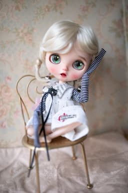Blythes Doll Wig Fits in 1/6 9-10in Size Fashion New Cute Double Plait Imitation Mohair Hair Women Wig Styling Hair Brown Gold