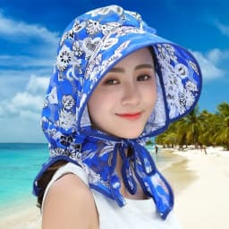 Wide Brim Women's Sun Hat UV Protection Lightweight Tea Picking Work Hat Breathable Full Wrap Fisherman's Hat Summer Outdoor