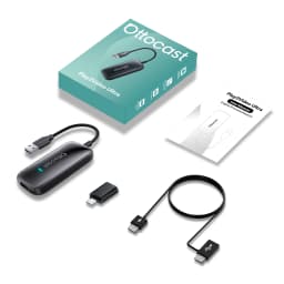 OTTOCAST Play2Video Ultra Carplay Ai Box Wireless Android Auto Adapter Built in Youtube Netflix For VW Benz Ford 99% of Cars