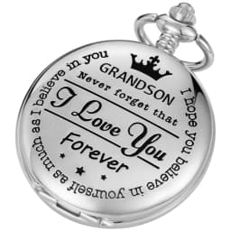 Best Gift Quartz Pocket Watch Chain To My Son Necklace Fob Watches Men Children's Day Kids Boy Gift Present Reloj De Bolsillo