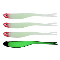 Fork Tail Soft Lure Bait Belly Open Fishing Artificial Lures 13cm/8.4g Lot 4 Pieces Sale