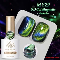 BORN PRETTY 10ml 9D Polaris Light Cat Magnetic Gel Black Base Needed Semi Permanent Soak Off UV Gel Varnish Manicure