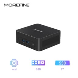 MOREFINE M8 Mini PC Intel 5205U up to 1.9GHz Windows 11 pro 16G RAM 512G SSD 4K@60 WiFi 5/BT 5.1 Laptop/Desktop Computer