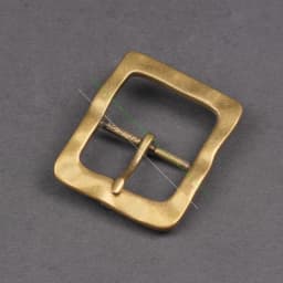 Quality Sturdy Antique Brass Heavy Duty Single Prong Belt Buckle Leathercraft Square Center Bra Jeans Belt Buckle Fit 38mm