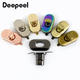 2/3/5Pcs Deepeel 35*18mm Metal Turn Lock Buckle for Purse Handbag Replace Twist Locks Wallet Closures Clasps Bag Accessories
