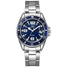 Classic Men's Quartz Watch High Quality Luxury Round Business Sport Wristwatch Relogio Stainless Steel Date Clock (Without Box)