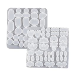 2Pcs/1Pc DIY Earring Silicone Mold Irregular Dangle Making Tool Handmade Necklace Jewelry Pendant Mold DIY Resin Casting Mold
