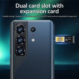 K-Touch Smartphone C26 Ultra 8000mAh Battery Mobile Phones 7.3inch Full Display Cell Phone 5G Dual SIM Face ID Unlock 22GB+2TB Android 15 Cellphones