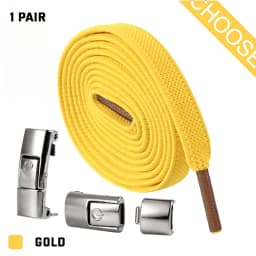 No Tie Shoelaces Flat Elastic Shoe Laces for Sneakers Press Buckle Lock Metal Switch Logo Shoelace for Kids Adults Quick Easy