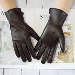 Summer Driving Thin Sheepskin Leather Gloves Women's Touch Screen Single Unlined Straight Style Motorcycle Riding Gloves