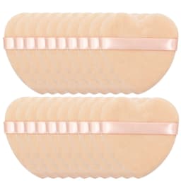 10/20Pcs Triangle Velvet Powder Puff Heart Shaped Makeup Sponges Blender Foundation Cosmetic Facial Sponges Make Up Accessories