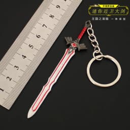 Game Zelda Link Master Sword Key chains Cosplay Alloy Openable Swords Pendant Props Keychain Accessoories Key Ring