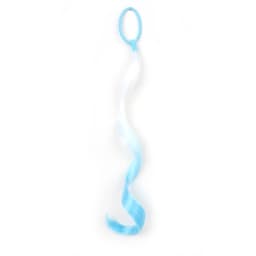 14 Inch Lightweight Colored Hair Extensions Colored Hair Extensions Synthetic for Kids Curly Ponytail Extension with Elastic Tie