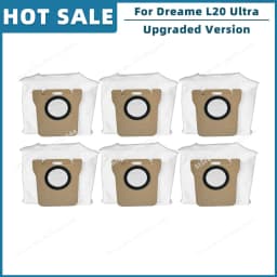 Compatible For Dreame Bot L20 Ultra / L30 Ultra Replacement Parts Accessories Main Side Brush Hepa Filter Mop Dust Bag