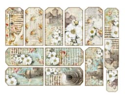 1Pack Retro Vintage Medieval Monument Sticker DIY Craft Scrapbooking Album Junk Journal Decorative Stickers