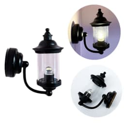 1:12 Scale Dollhouse Mini Table Lamp Modern Furniture Model Miniature Bedside Reading Lamp Toys Doll House Room Light Decor