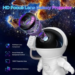 Astronaut Starry Sky Projector Night Light Nebula Ceiling Galaxy LED Lights for Bedroom Playroom Decorative Home Theaters Rooms