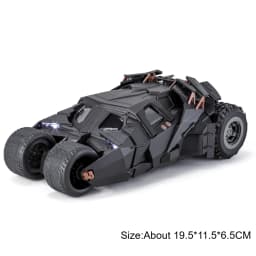 1:24 Batmobile Bolide Car Model Toy Doors Opened Shock Absorption Spray Sports Cars Models Sound Light Toys Gifts for Boys