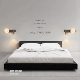 Wall Lamp Nordic Modern Black and White Minimalist Living Room Sofa Background Wall Decorative Lamp Light Luxury Bedroom Bedside