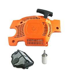 Backlash Pull Starter and Air Fuel Filter Kit Compatible with For HS 36 41 136 137 141 142 for Outdoor Equipment
