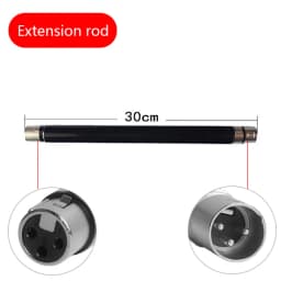 Reciprocating Linear Motor Parts M6 Suction Cup Adapter 3XLR Extension Rod for Telescopic Linear Actuator Attachment Holder