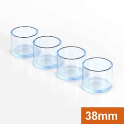 10Pcs Round / Square Rubber Floor Protectors Chair Leg Caps Pads Furniture Feet Non-Slip Covers Leveling Feet Home Decor