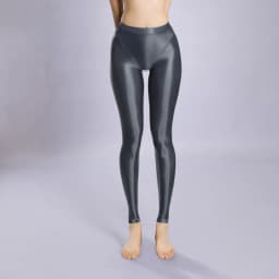 New Shiny Nylon Leggings High Cut Patchwork Pencil Pants Tights Trousers Elastic Yoga Fitness Pantalon Spodnie Collant Joggers