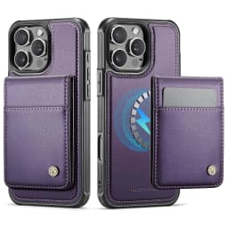 Magnetic 2 in 1 Detachable for iPhone 16/15/14 Pro Max 16 Plus Wallet Case with Card Holder,Magnetic Flip Kickstand Credit Slots