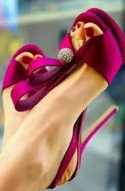 New Women's Pink Silk Bow Knot Slip On Peep Toe Summer Sandals Female Bling Crystal Ball Front Stiletto High Heel Banquet Shoes