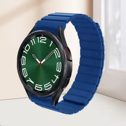 Magnetic Silicone Strap for Samsung Galaxy 6 5 4 40 44mm 6/4Classic 43 47mm 42 46mm No Gaps Bracelet for Watch 5Pro 45mm Band