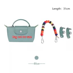 Colored Beading Bag Handle For Longchamp Mini Pearl Chain Bag Strap Shoulder Strap Bag Decoration Bag Replacement Accessories