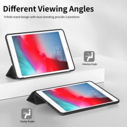 For Apple iPad Mini 1 2 3 4 5 1st 2nd 3rd 4th 5th Gen, Magnetic Flip Smart Cover for iPad Mini 1/2/3/4/5 7.9-inch Soft TPU Case