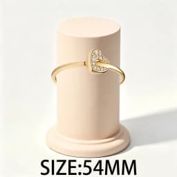 2026 New 925 Silver Sparkling Heart Shaped Rose Sun Moon Women's Seal Ring Display Tool DIY Exquisite Charm Jewelry Gift