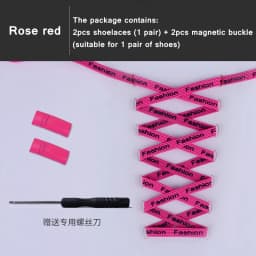 Magnetic Shoelaces Without ties Elastic No tie Shoe laces for Sneakers Lazy Shoelace Magnetic Lock One Size Fits All Kids Adult