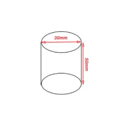 Black Solid Cylinder Acrylic Perspex Display Block Stand Ring Earring Necklace Holder Organizer Jewelry Counter Add Height Riser
