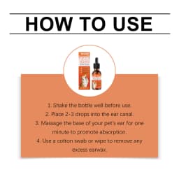 Dog Ear Essence Drops Lasting Reduce Earwax Relieving Discomfort Non Irritating Reducing Dandruff Daily Pet Ear Drops Solution