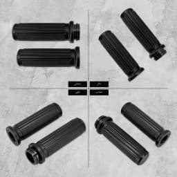 Motorcycle 1'' 25mm Electronic Throttle Handle Bar Hand Grips Handle Grip CNC For Harley Touring Electra Glide Softail Fat Boy