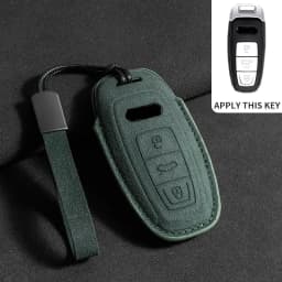 Car Key Case Cover For Audi A1 A3 8P A4 B9 A5 A6 C7 8S A7 A8 Q3 Q5 Q7 4M S4 S5 S6 S7 S8 RS3 RS6 SQ5 TTS Car Keychain Accessories