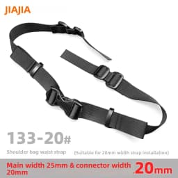 JiJi Hiking Backpack Belt Buckle Load Reduction Mountain Climbing Bag Waist Fixed Strap Ergonomic Design Lightweight Waist Clip