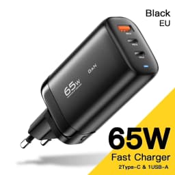 Essager USB Type C Charger 65W GaN QC3.0 PD3.0 For iphone 14 13 12 Pro Max Xiaomi Mobile Cell Phones Fast Charge Charger EU Plug