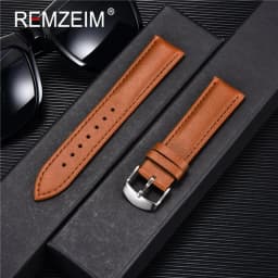 High quality Soft Women Watch Strap 14mm 16mm 18mm 20mm 22mm Genuine Leather Brown Red Pink Black Purple Watchband + Tool