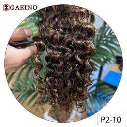 Tape In Human Hair Extensions Water Wave Invisible Seamless Curly Tape In Hair Extensions Tape in Curly Human Hair 12-26Inch