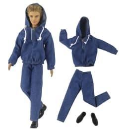 1 Set Doll Clothes Outfit for 12 inch Ken Doll Many Style for Choice A02