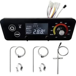 Auger Motor, Induction Fan Kit, Fire Burn Pot and Hot Rod Ignitor for Traeger and Pit Boss Wood Pellet Grill Parts Replacement
