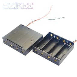 18650 Parallel 1/2/3/4/18650 Battery Holder 18650 Storage Box Case 18650 Parallel Battery Box 3.7V