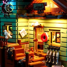 Kyglaring Led Light Up Kit For lego Old Fishing Store Model Building Block Light Set Compatible With 21310 And 16050