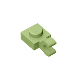 Gobricks GDS-813 PLATE 1X1 W/HOLDER VERTICAL compatible with lego 6019 61252 children's toys Assembles Building Blocks Technical